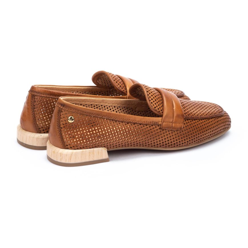 Women's Pikolinos ALMERIA Loafers Brown | NZ I731205